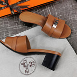 Hermes sandals Style 161 - angled studio shot