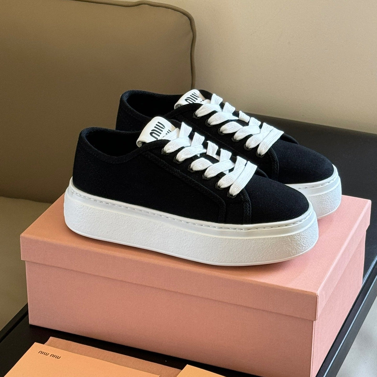 Shoes- Miu M Trainers Premium Designer Casual Shoes