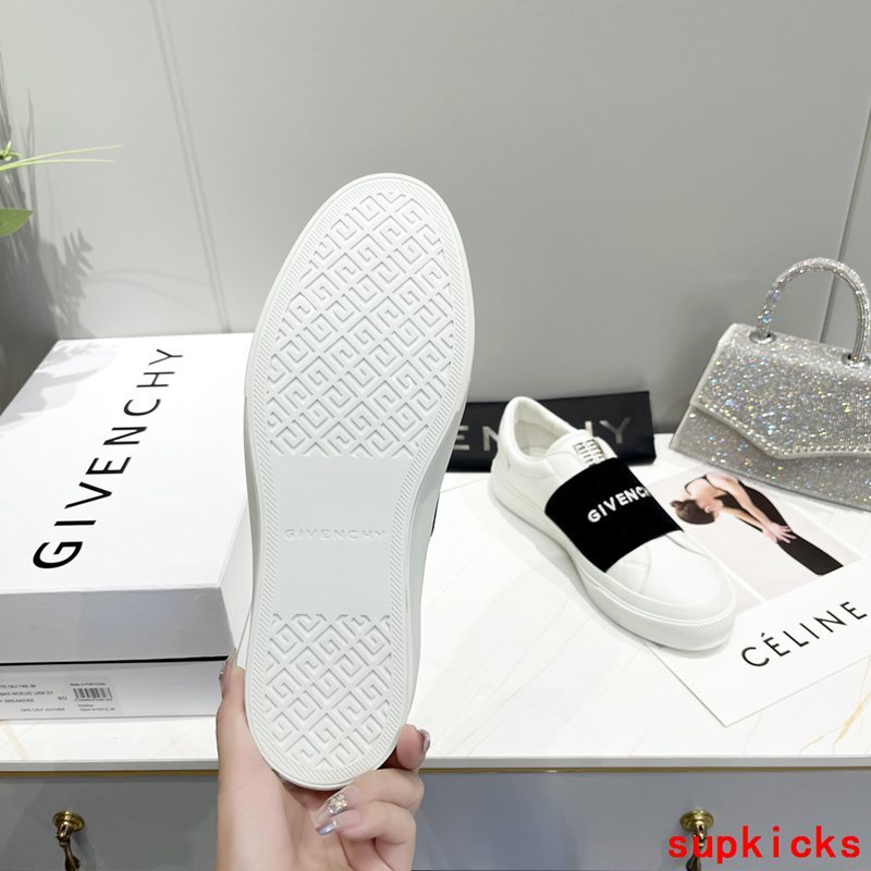 Givenchy Beige Chunky Platform Sneakers - Back View