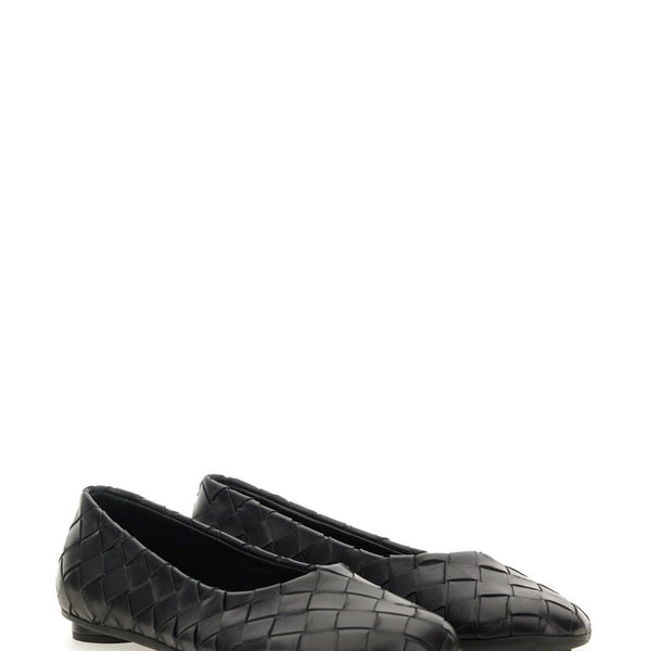 Bottega Veneta flats luxury designer piece front view