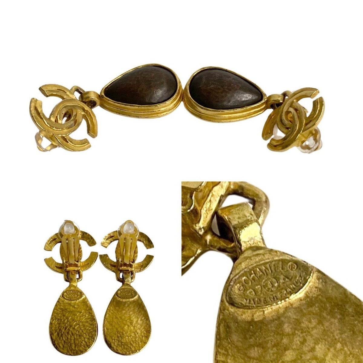 Chanel Jewellery? Chanel Coco Mark Earrings Luxury Designer Statement Jewellery