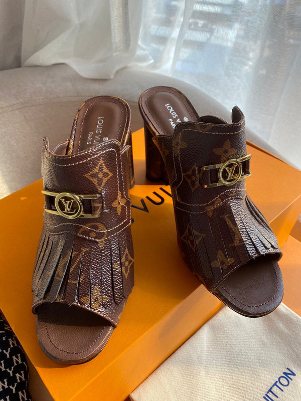 Louis Vuitton designer shoes full view