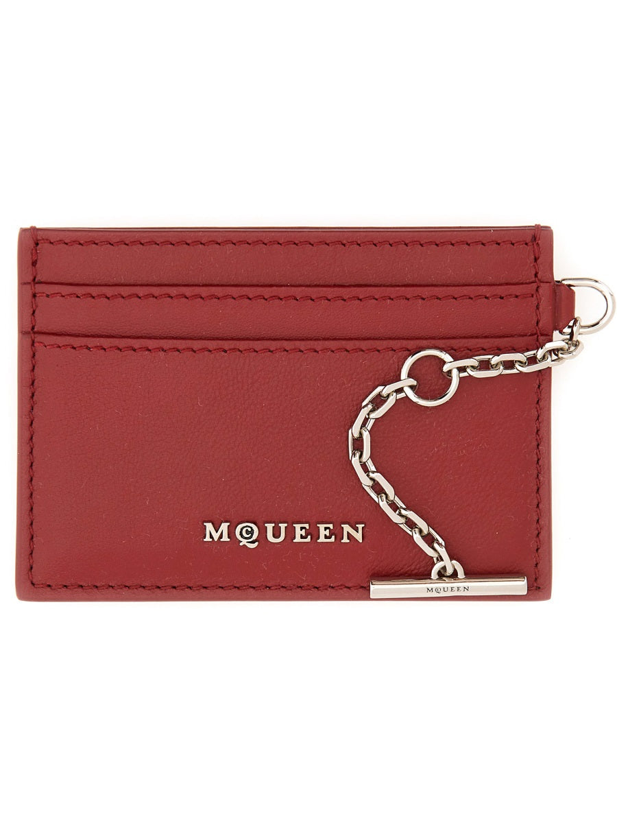 Alexander McQueen wallets luxury designer piece front view