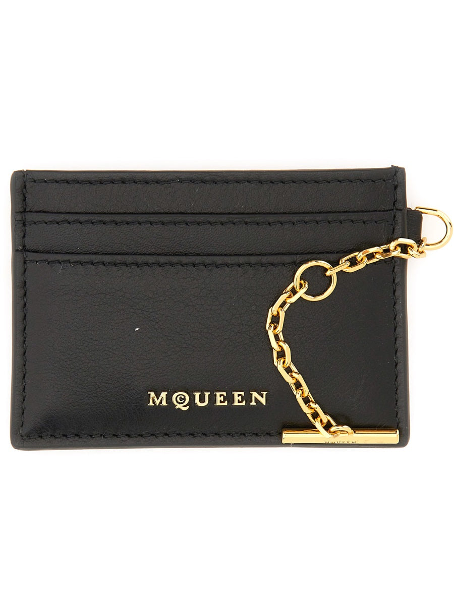 Alexander McQueen wallets luxury designer piece front view