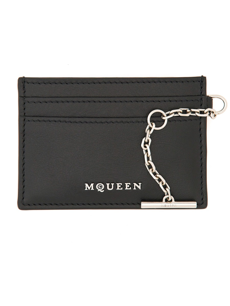 Alexander McQueen wallets luxury designer piece front view
