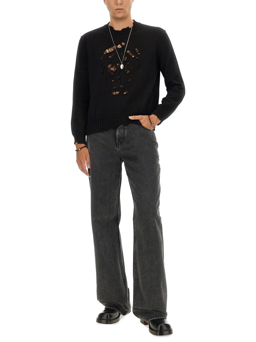 Alexander McQueen Tops? Alexander Mcqueen Men "Skull" Shirt Premium Designer Casual Top