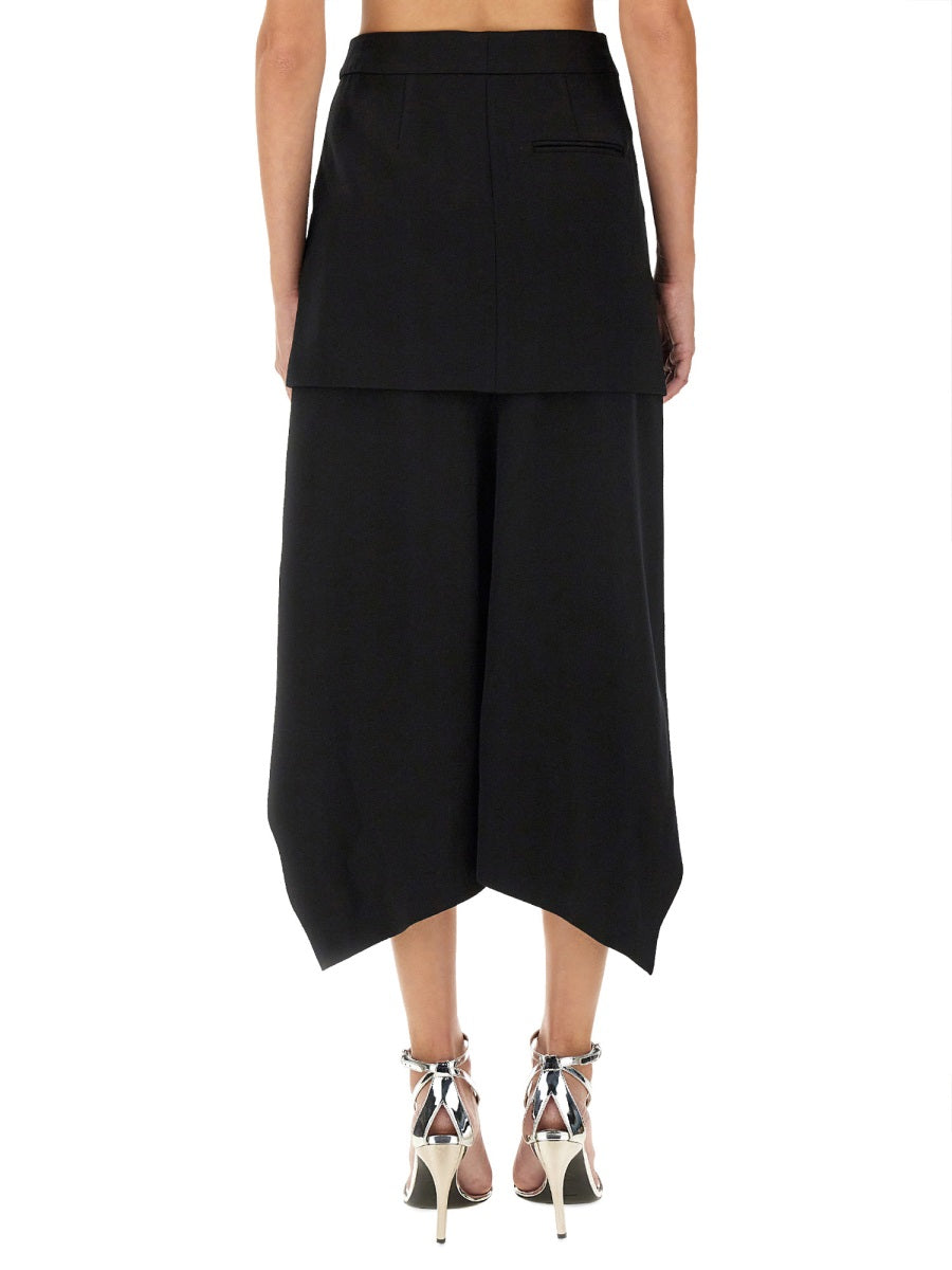 Alexander McQueen Skirts? Alexander Mcqueen Women Asymmetrical Skirt Elegant Designer Casual Skirt