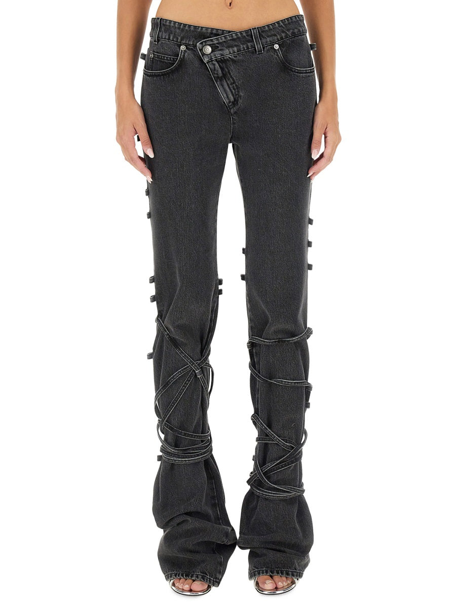 Alexander McQueen pants luxury designer piece front view