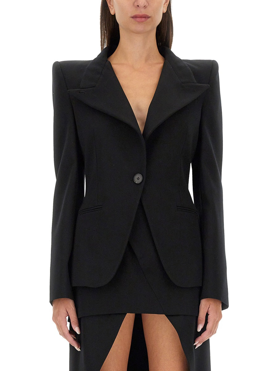 Alexander McQueen Jackets- Alexander Mcqueen Women Wool Jacket Premium Casual Designer Jacket
