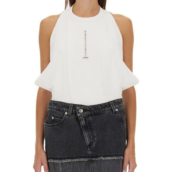 Alexander McQueen Tops? Alexander Mcqueen Women Ribbed Tank Top Elegant Everyday Designer Top