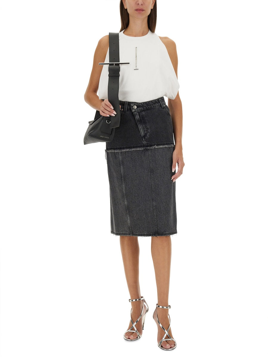 Alexander McQueen Tops? Alexander Mcqueen Women Ribbed Tank Top Elegant Everyday Designer Top