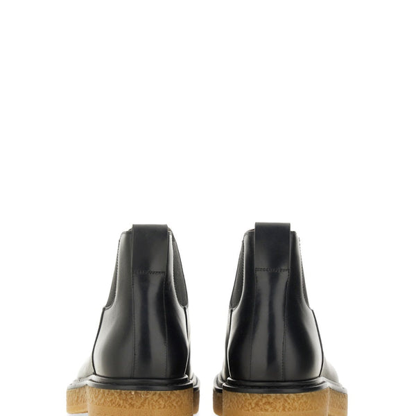 Bottega Veneta premium boots & booties detail and craftsmanship close-up