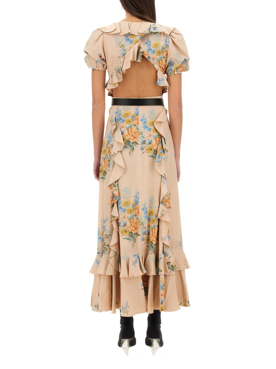 Alexander McQueen cocktail dresses side profile designer luxury fashion