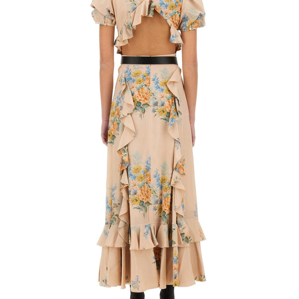 Alexander McQueen cocktail dresses side profile designer luxury fashion