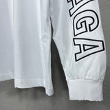 Close-up of Balenciaga designer clothing craftsmanship