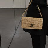 Celine Multipochette In Raffia Bag – luxury designer cel multipochette in raffia bag at Velouxe