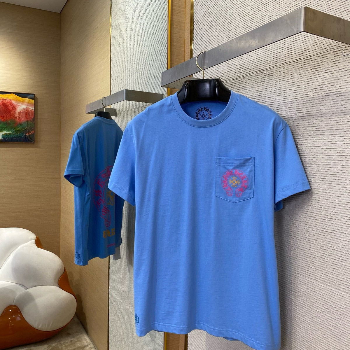 T-Shirts- Chrome T-shirt Casual Everyday Designer Tee
