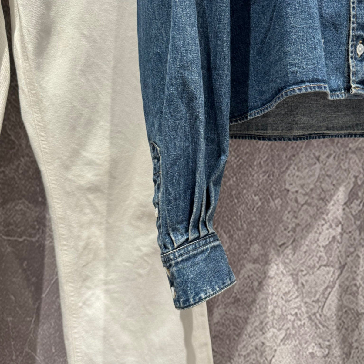 Tops- Miu M Denim Shirt Premium Designer Casual Top