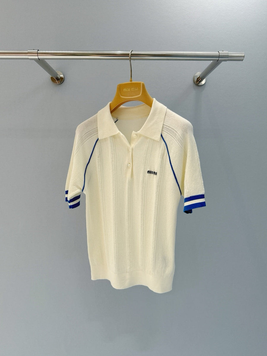 Polo Shirts- Miu M Polo Shirt Premium Everyday Polo Shirt