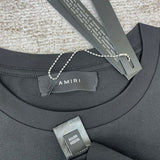 Amiri luxury t-shirt detail shot