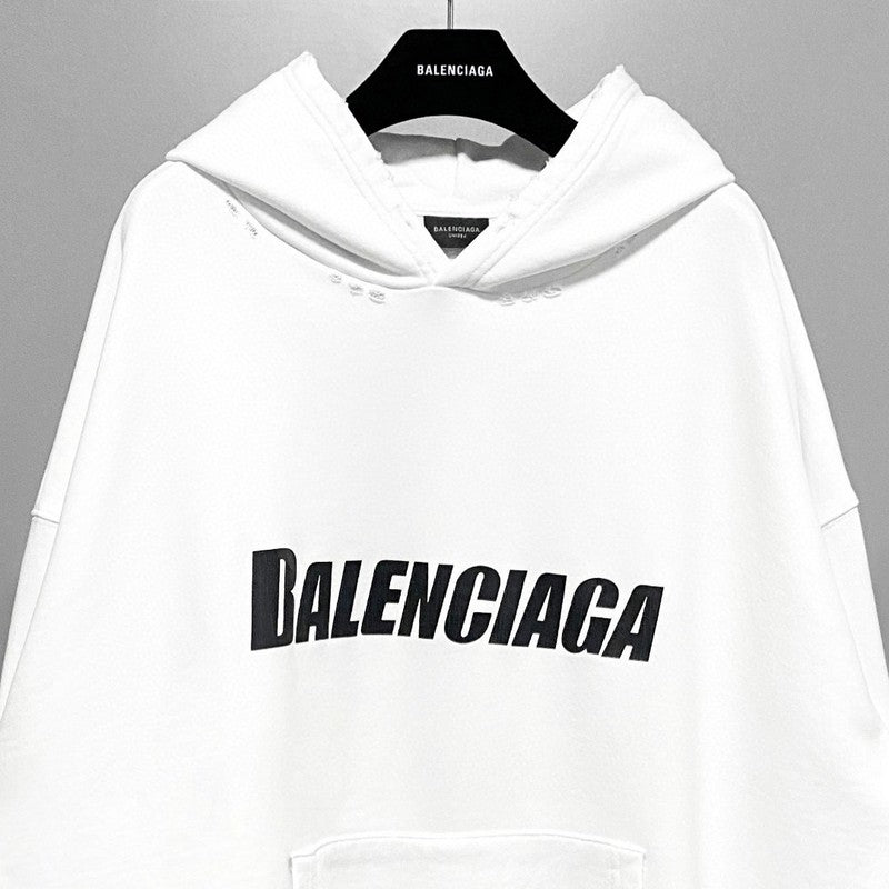 Close-up of Balenciaga designer clothing craftsmanship