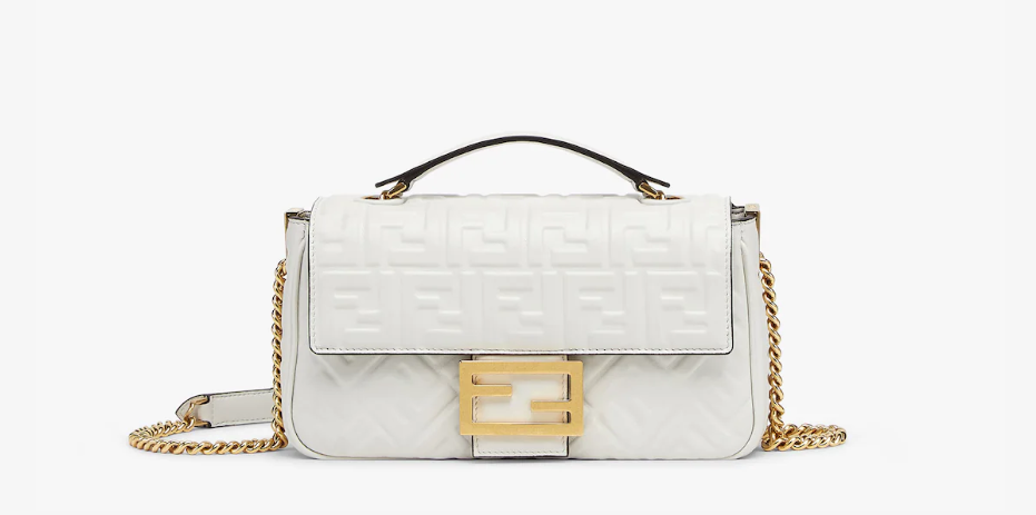 Fendi Bags? Fendi Baguette Chain Midi Nappa leather Bag Premium Designer Shoulder Bag