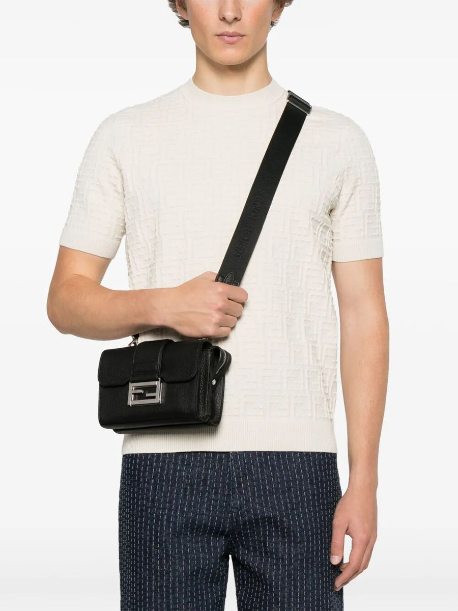 Fendi premium cross body bags detail and craftsmanship close-up