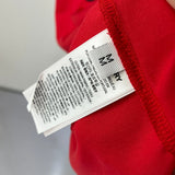 Close-up of Burberry t-shirt craftsmanship
