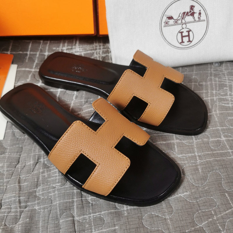 Hermes sandals Style 034 - styled lifestyle view