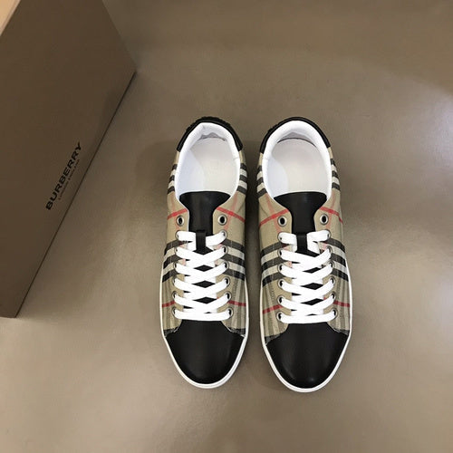 Burberry Red Platform Heels - Full Silhouette View