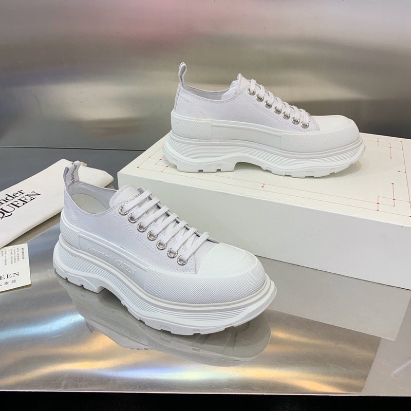 Alexander McQueen Nude Chunky Platform Sneakers - Lifestyle Styling Shot