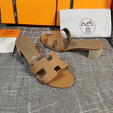 Hermes sandals Style 005 - close-up of premium designer craftsmanship