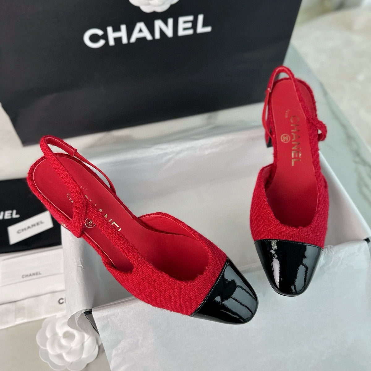 Chanel Shoes- Chanel Slingback Heels Comfortable Everyday Designer Shoes