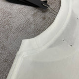 Close-up of Amiri t-shirt craftsmanship