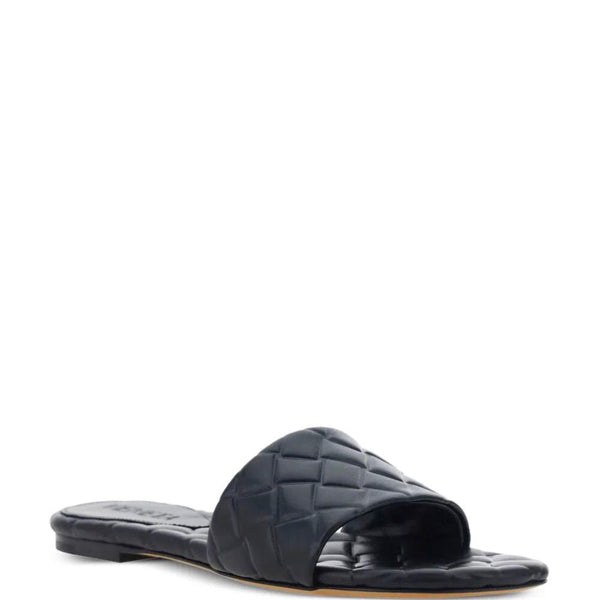 Bottega Veneta Shoes Bottega Veneta Women Intreccio Pattern Amy Flat Mule Comfortable Everyday Designer Shoes