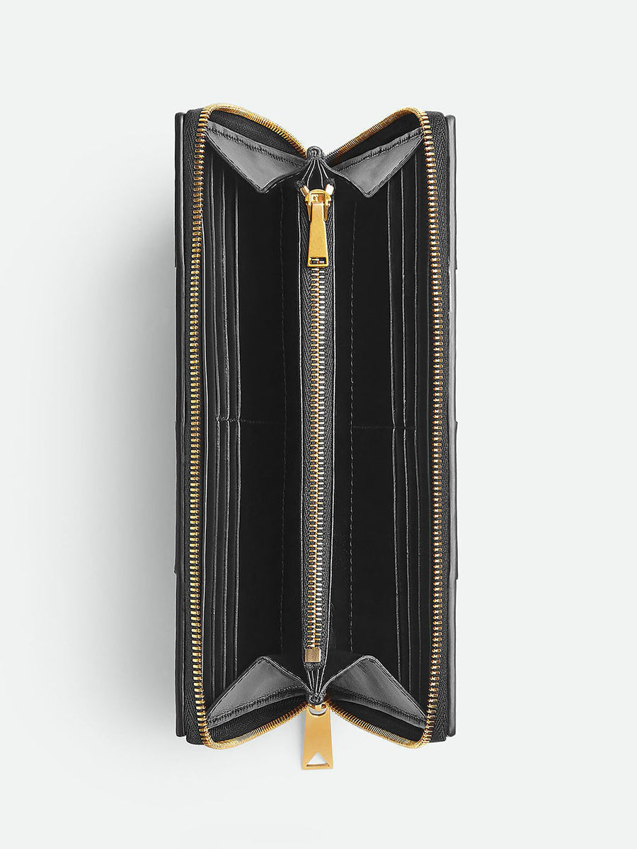 Bottega Veneta premium wallets detail and craftsmanship close-up