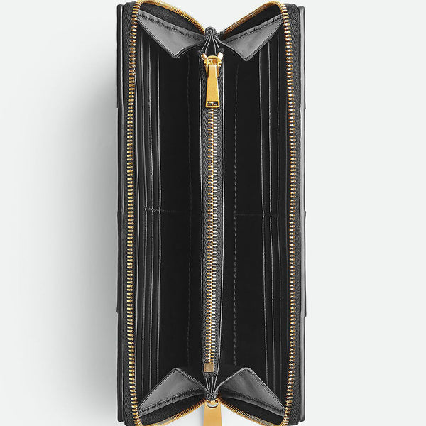 Bottega Veneta premium wallets detail and craftsmanship close-up