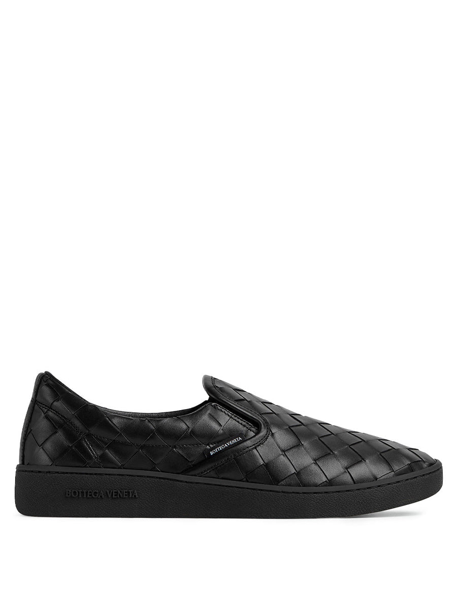 Bottega Veneta Shoes Bottega Veneta Men Sawyer Intrecciato Slip On Sneakers Premium Designer Casual Shoes