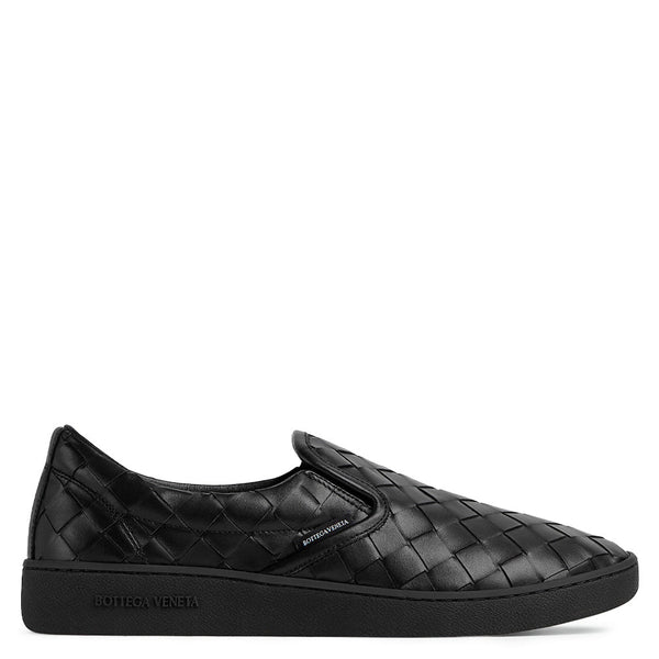 Bottega Veneta Shoes Bottega Veneta Men Sawyer Intrecciato Slip On Sneakers Premium Designer Casual Shoes