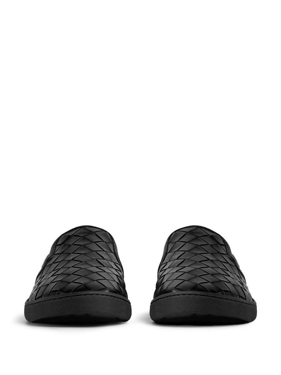 Bottega Veneta Shoes Bottega Veneta Men Sawyer Intrecciato Slip On Sneakers Premium Designer Casual Shoes