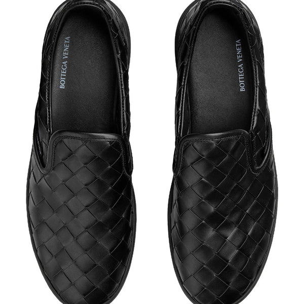 Bottega Veneta Shoes Bottega Veneta Men Sawyer Intrecciato Slip On Sneakers Premium Designer Casual Shoes