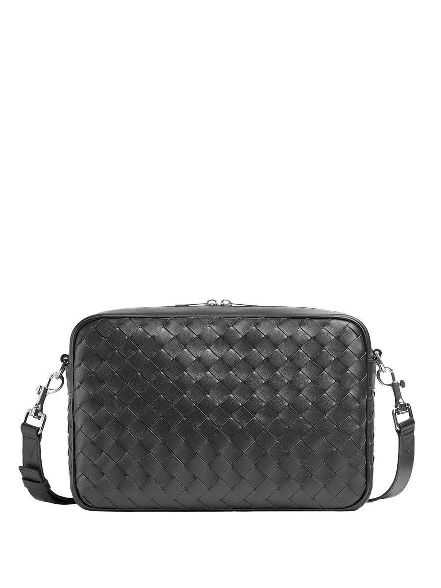 Bottega Veneta Bags? Bottega Veneta Men Camera Bag Intrecciato Piccola Luxury Designer Leather Handbag