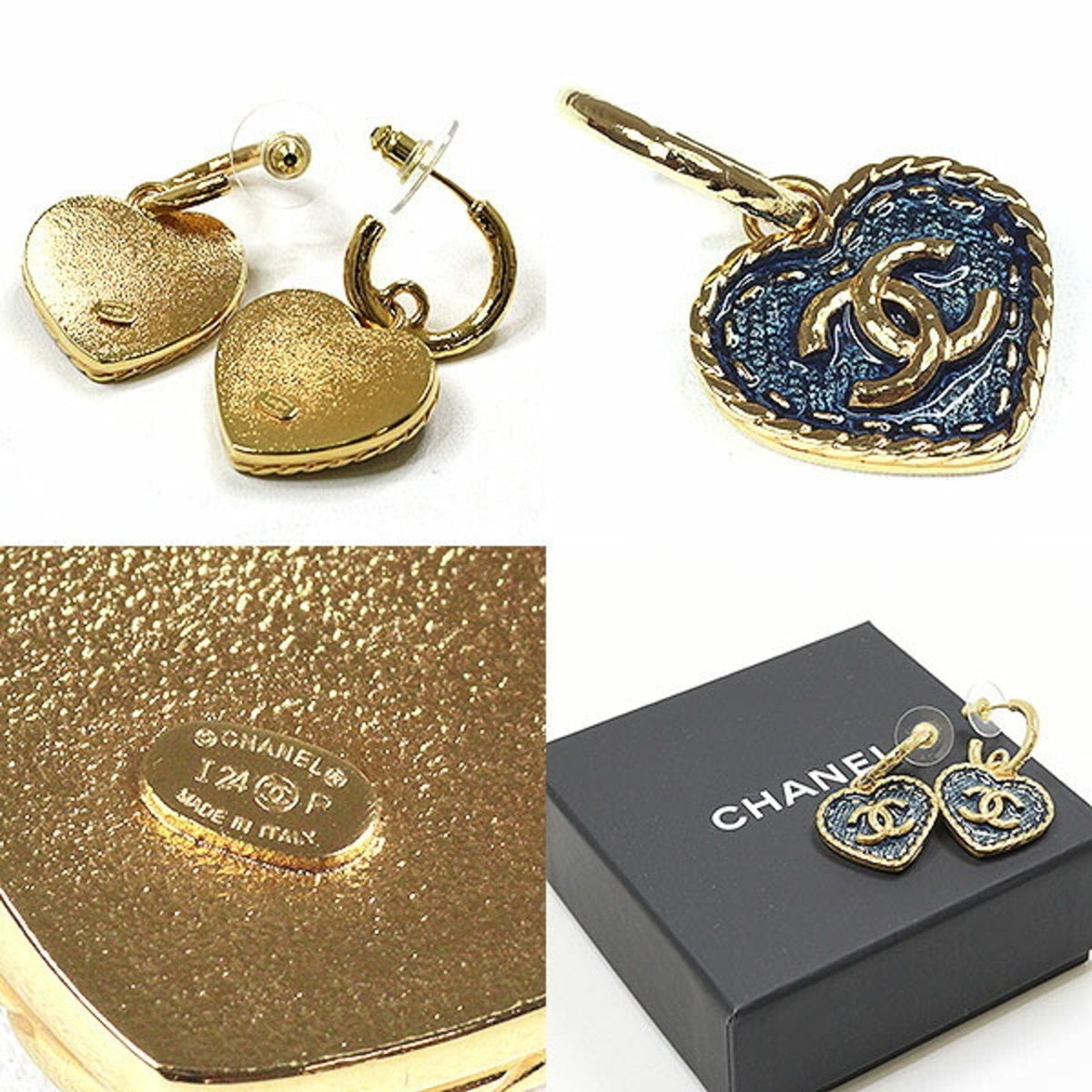 Chanel Jewellery? Chanel Coco Mark Earrings Luxury Designer Statement Jewellery
