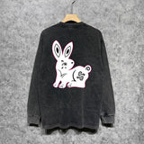 Close-up of Amiri hoodie craftsmanship