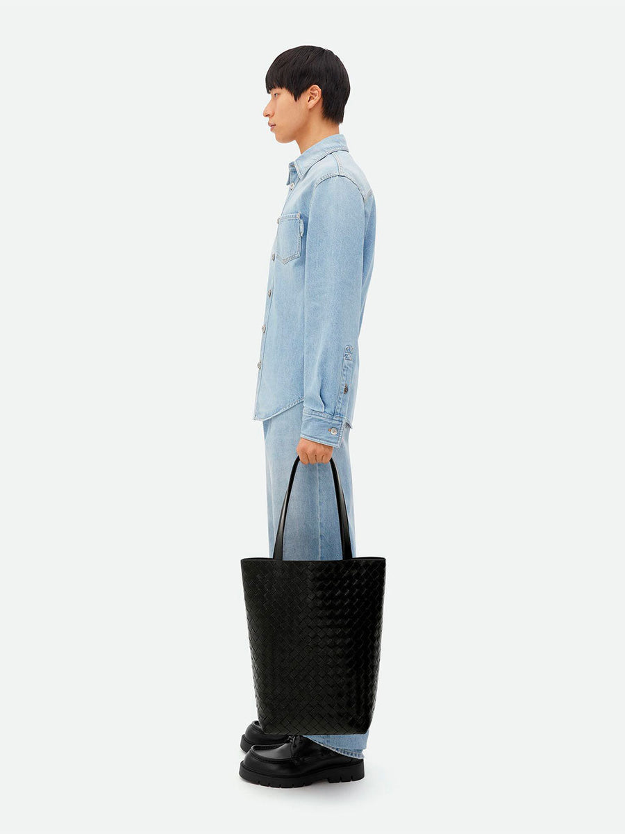Bottega Veneta Bags? Bottega Veneta Men Borsa Tote Intrecciato Piccola Luxury Designer Leather Handbag