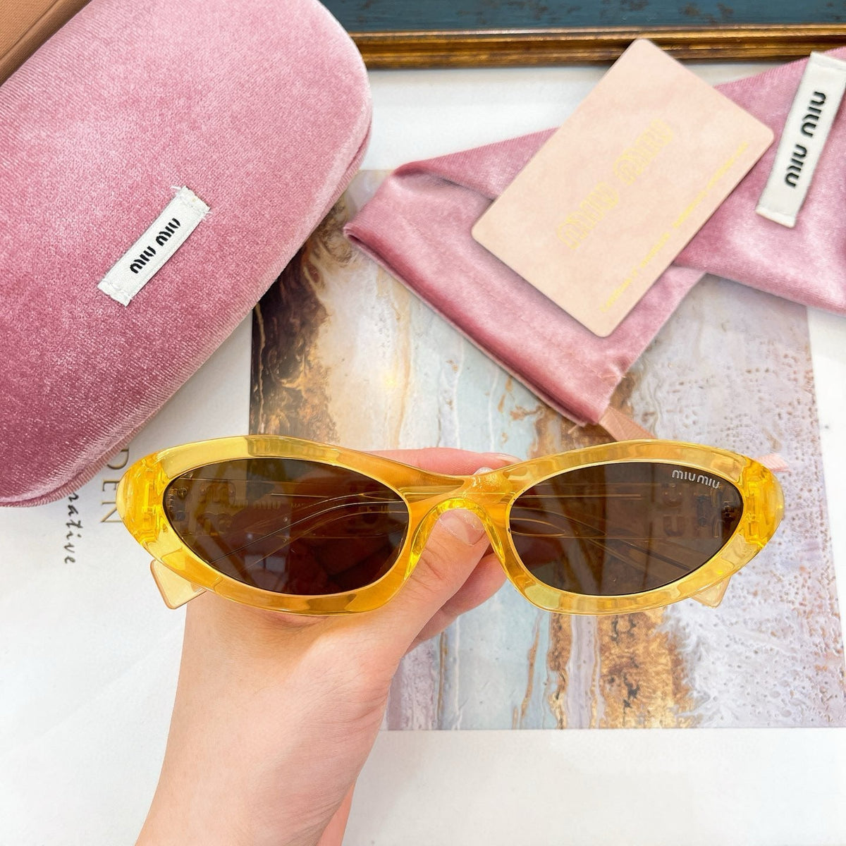 Sunglasses- Miu M Sunglasses Premium Fashion Designer Sunglasses