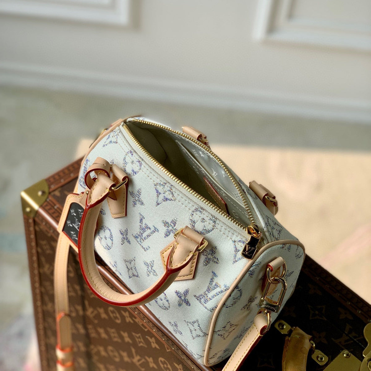 Louis Vuitton Bags- Louis Vuitton Lou Speedy Bandoulière 20 Bag Elegant Everyday Designer Handbag