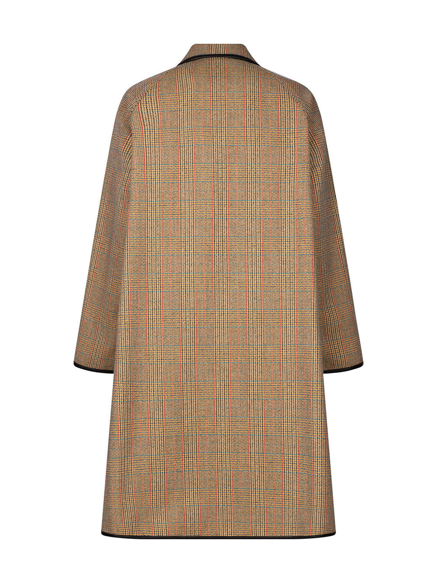 Bottega Veneta Jackets? Bottega Veneta Women Distorted Prince Of Wales Coat Luxury Designer Outerwear Jacket