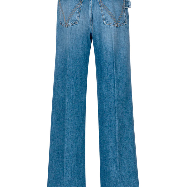 Bottega Veneta Jeans? Bottega Veneta Women Jeans Vintage Indigo Gamba Ampia Premium Designer Denim Jeans