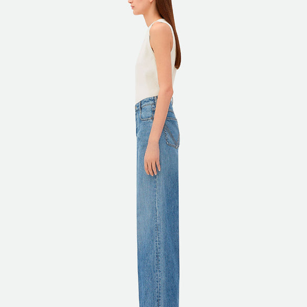 Bottega Veneta Jeans? Bottega Veneta Women Jeans Vintage Indigo Gamba Ampia Premium Designer Denim Jeans